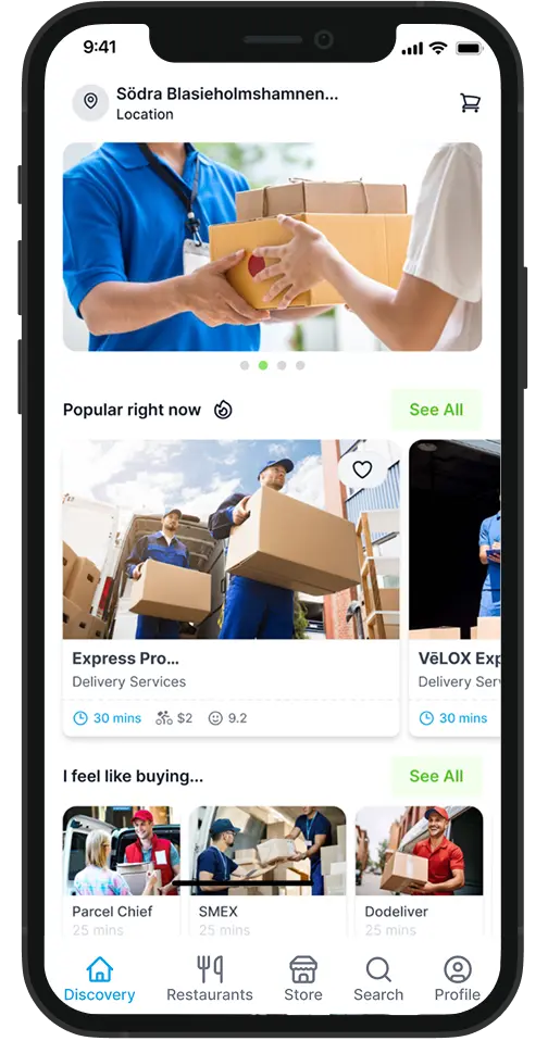 On-demand package delivery platform