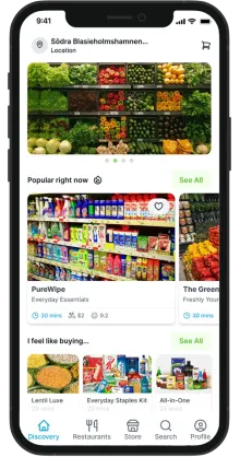 White label grocery ordering platform