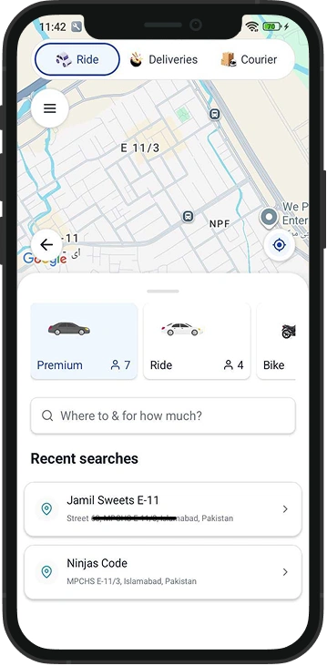 Ride Hailing app